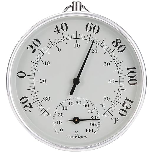 Indoor Outdoor Thermometer Wireless - Room Outdoor Thermometer Decorative, Thermometer and Humidity Gauge, Wall Thermometer
