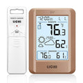 Indoor Outdoor Thermometer Wireless Weather Station External Thermometer Hygrometer Monitor with 330ft Range Remote Sensor