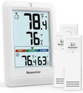 Indoor Outdoor Thermometer Wireless, Weather Stations Wireless Indoor Outdoor, Outdoor Thermometers for Patio House, Outside