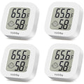 Indoor Thermometer 4Pack, Humidity Gauge Meter Digital Hygrometer Room Thermometer for Home, Hight Accurate Temperature and