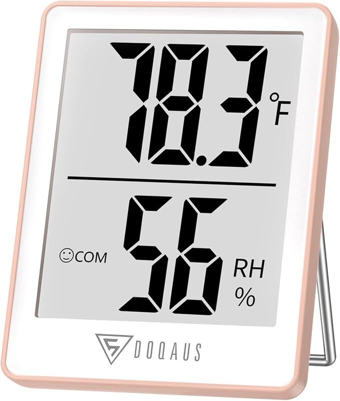 Indoor Thermometer for Home, Room Thermometer Humidity Meter with Temperature Humidity Sensor for Home, Bedroom, Baby Room