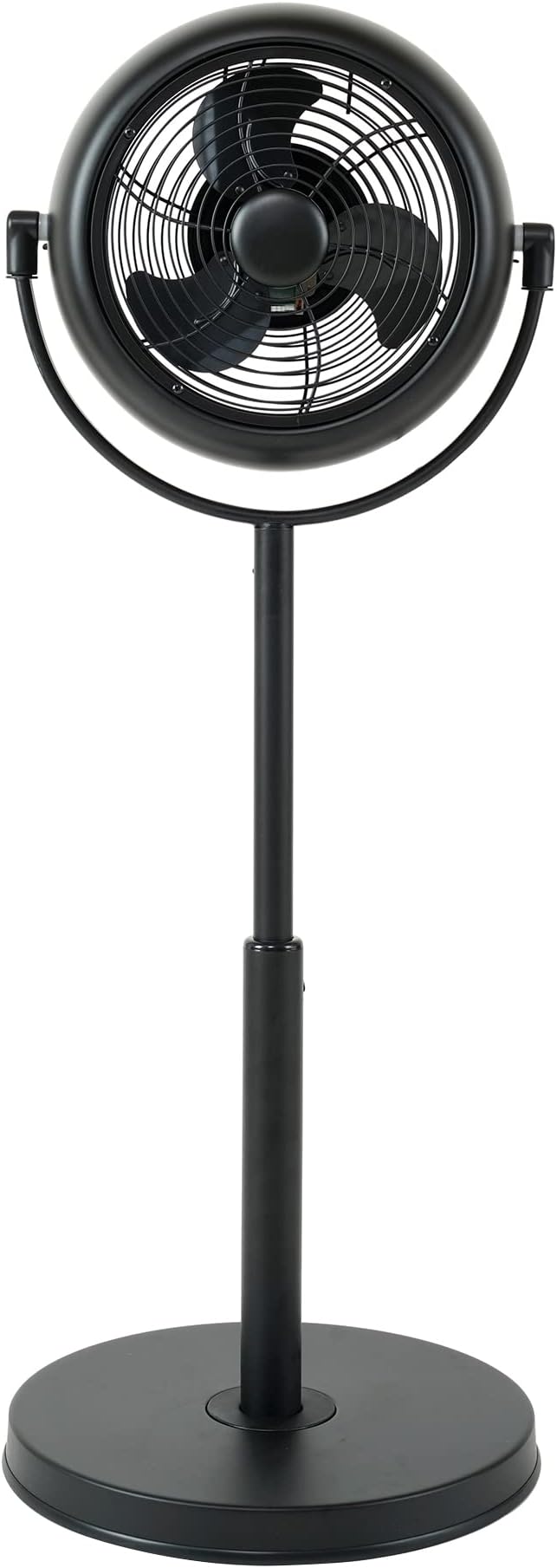 Industrial Retro Pedestal Fan, 360° Rotatable Stand Fan, 3 Speed Adjustable, Adjustable Height Pedestal Stand Fan, product