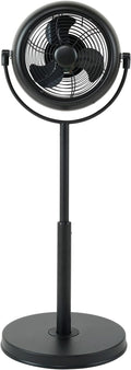 Industrial Retro Pedestal Fan, 360° Rotatable Stand Fan, 3 Speed Adjustable, Adjustable Height Pedestal Stand Fan, product