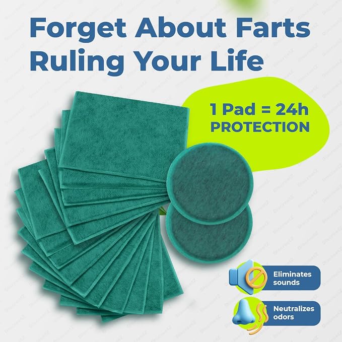 Innovations Odor Eliminator for Strong Smell, No Toxic Spray. Men & Women’s Charcoal Odor Absorber, Flatulence Underwear
