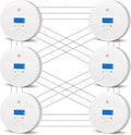 Interconnected Smoke and Carbon Monoxide Detector, 10-Year Battery Wireless Interlinked Smoke & CO Alarm with