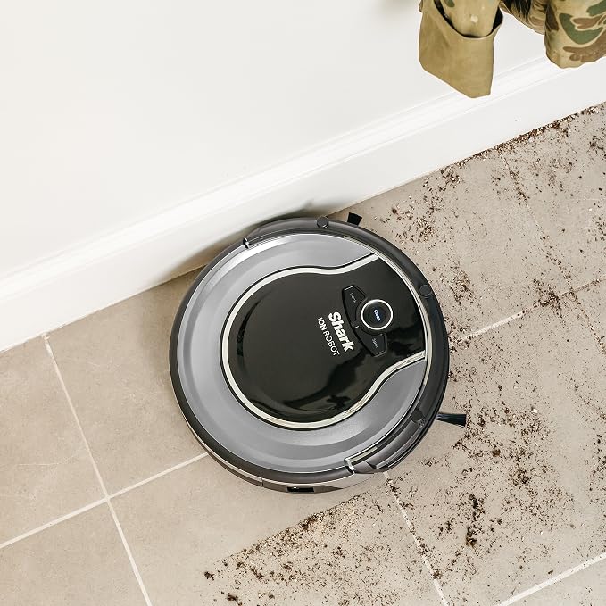 ION Robot Dual-Action Robot Vacuum Cleaner with 1-Hour Plus of Cleaning Time, Smart Sensor Navigation and Remote Control