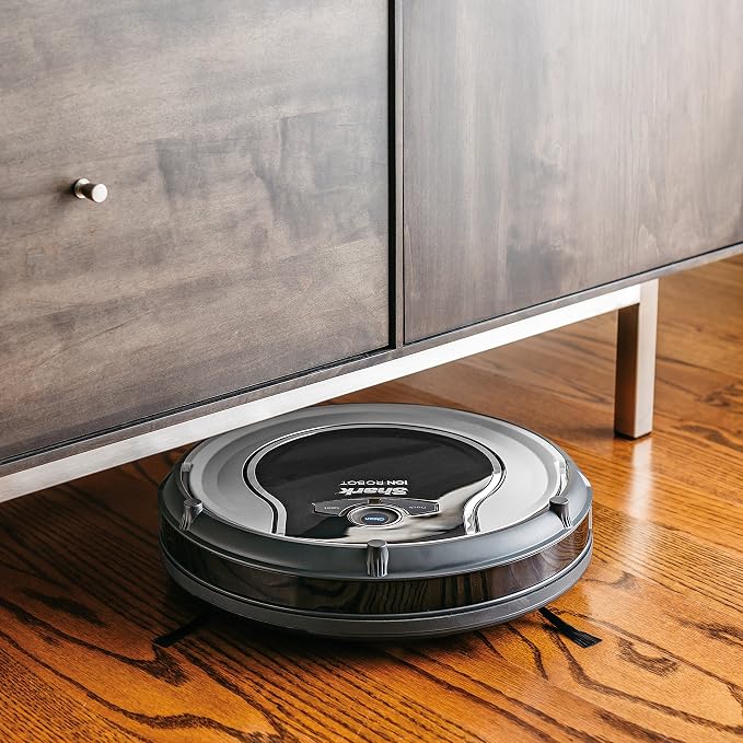 ION Robot Dual-Action Robot Vacuum Cleaner with 1-Hour Plus of Cleaning Time, Smart Sensor Navigation and Remote Control