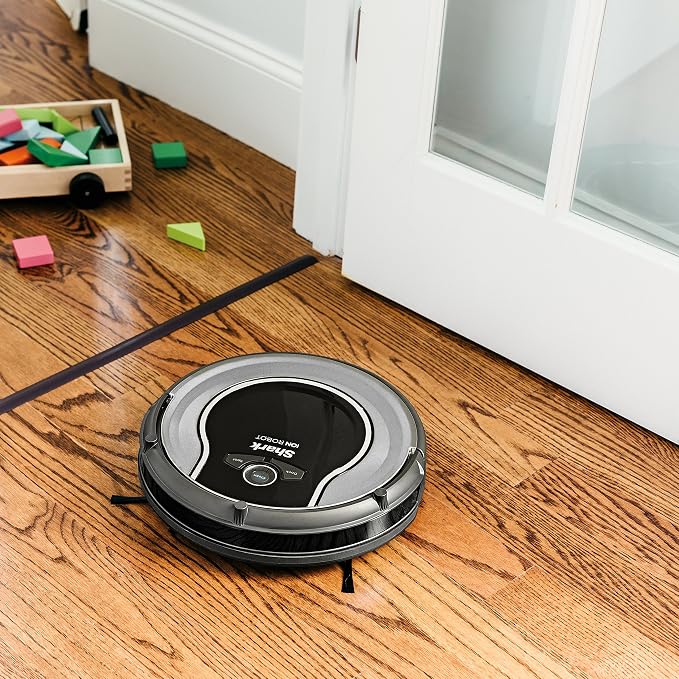 ION Robot Dual-Action Robot Vacuum Cleaner with 1-Hour Plus of Cleaning Time, Smart Sensor Navigation and Remote Control