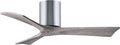 IR3H-CR-BW-42 Irene Indoor/Outdoor Damp Rated 42" Hugger Ceiling Fan with Remote & Wall Control, Silent DC Motor, 3 Barn Wood