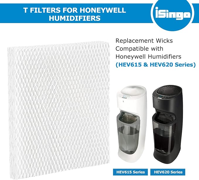 iSingo Humidifier Wicking HFT600 Fil-TER T for Hev615 Hev620 Humidifier, alternate product view 2