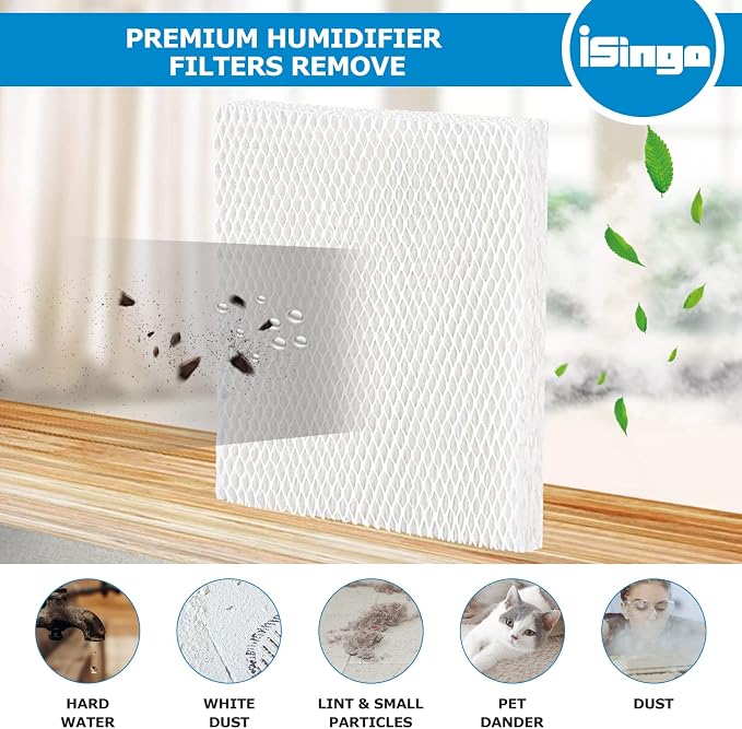 iSingo Humidifier Wicking HFT600 Fil-TER T for Hev615 Hev620 Humidifier, alternate product view 3