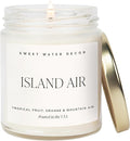Island Air Soy Candle - Tropical Fruit, Mountain Air, and Orange Scented Summer Candles for Home, product image
