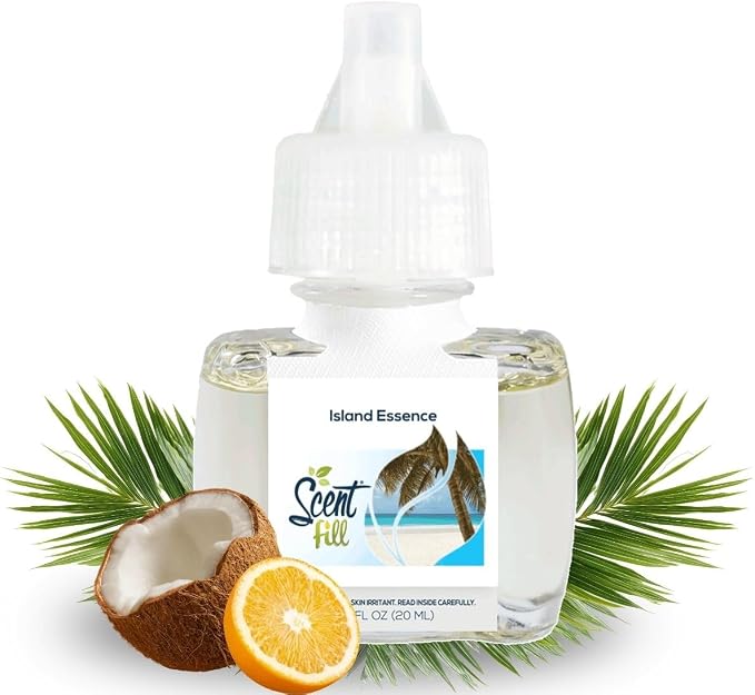 Island Essence Plug in Air Freshener, Scented Oil Refills, 2 Refills + Diffuser, alternate product view 2