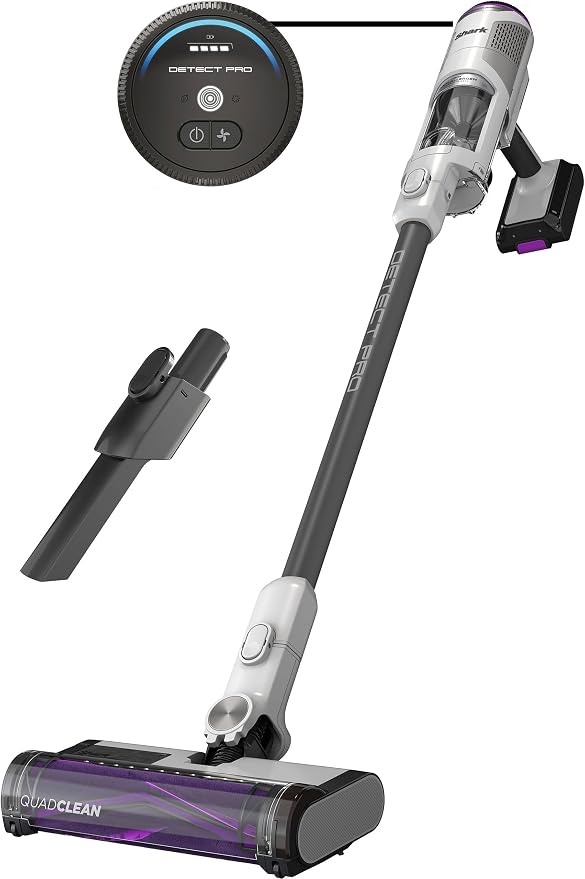 IW1111 Detect Pro Cordless Stick HEPA Filter, QuadClean Multi-Surface Brushroll, Lightweight Vacuum, Includes 8" Crevice