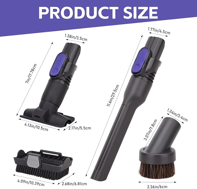 IX141 Vacuum Replacement Attachments for Shark Cordless Vacuums Ix141 Iz462h Iz483h Iz363ht Iz361h Iz163h Iz362h Removable