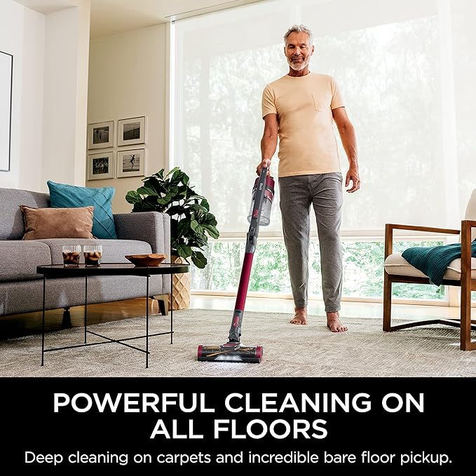 IZ163H Pet Plus Cordless Stick Vacuum with Self-Cleaning Brushroll and HEPA Filter, Lightweight Deep Cleaning Vacuum for