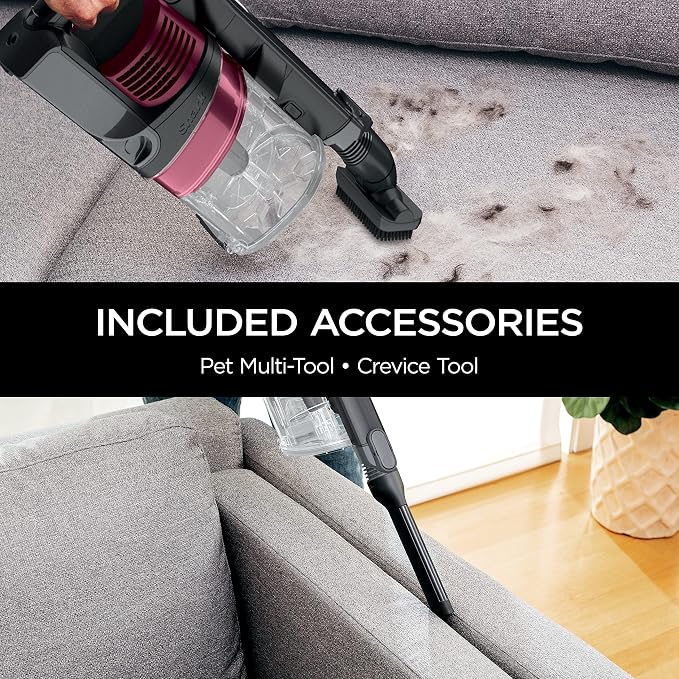 IZ163H Pet Plus Cordless Stick Vacuum with Self-Cleaning Brushroll and HEPA Filter, Lightweight Deep Cleaning Vacuum for