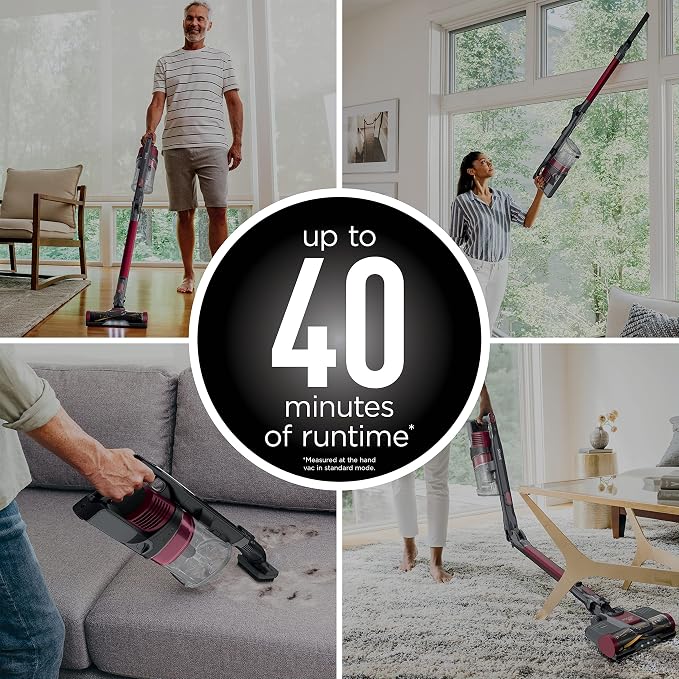 IZ163H Pet Plus Cordless Stick Vacuum with Self-Cleaning Brushroll and HEPA Filter, Lightweight Deep Cleaning Vacuum for