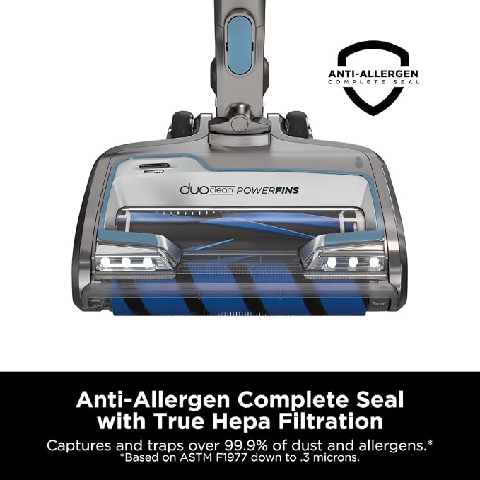 IZ462H Vertex Ultra Lightweight Cordless Stick Vacuum with DuoClean PowerFins, Crevice, Pet Multi-Tool, Anti-Allergen, Brush