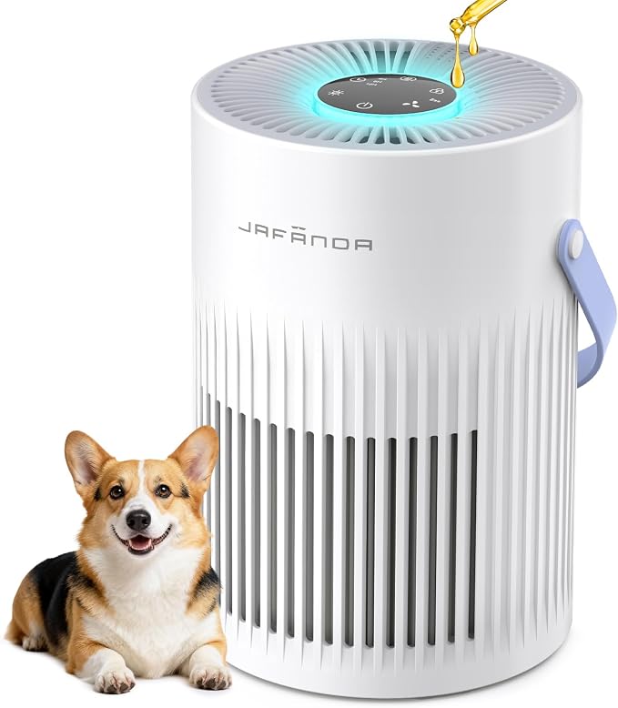 Air Purifers for Home, Hepa Air Purifier for Bedroom, Air Cleaner for Pet Dander, Quiet Sleep Mode, product image