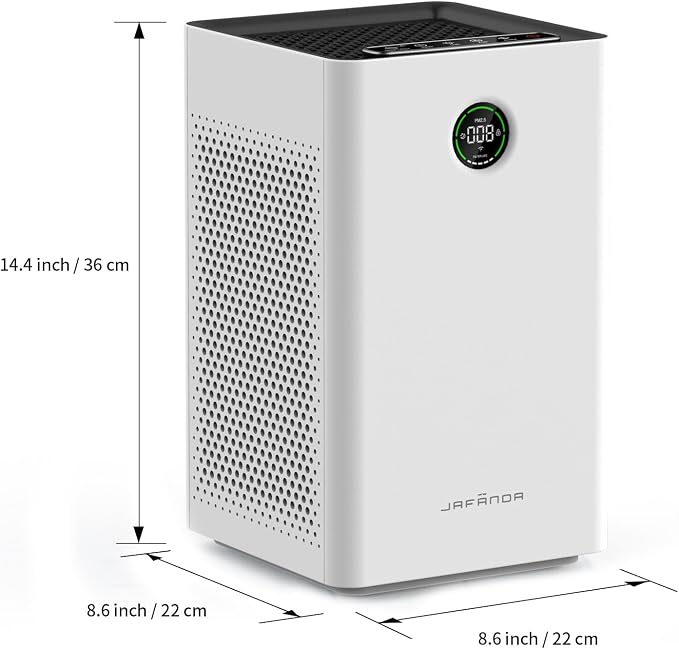 Air Purifiers for Home Large Room, Smart WiFi and Alexa Control, True HEPA 13 Filter Air Cleaner with Activated