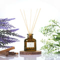 Japanese Ryokan/Inspired by Shang Hotel Reed Diffuser for Home | Fresh Lavender, Moroccan Amber Reed Diffuser Set, product