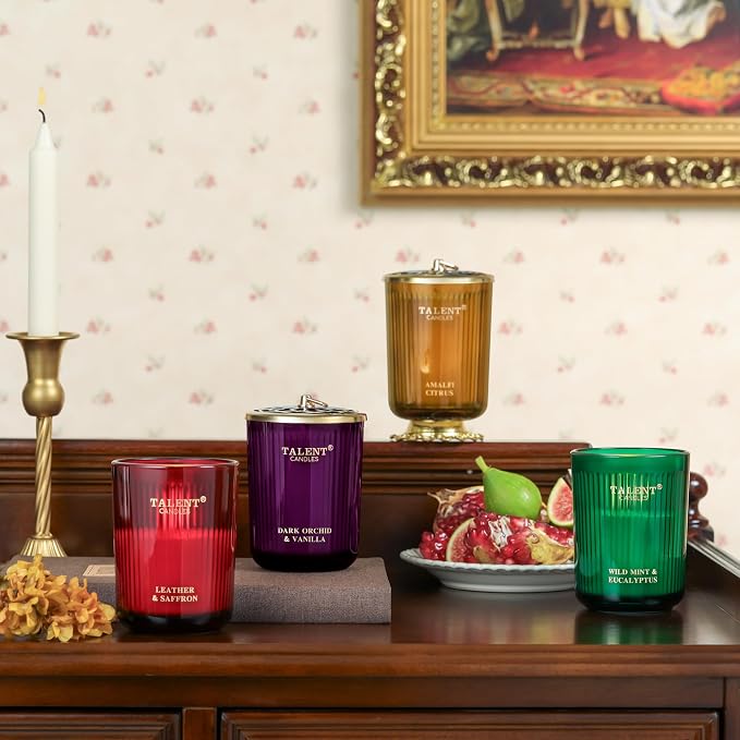 Jar Candles for Home Scented | Aromatherapy Candles Gifts for Women & Men | Natural Soy Candle | 8.4oz Traditional Style |