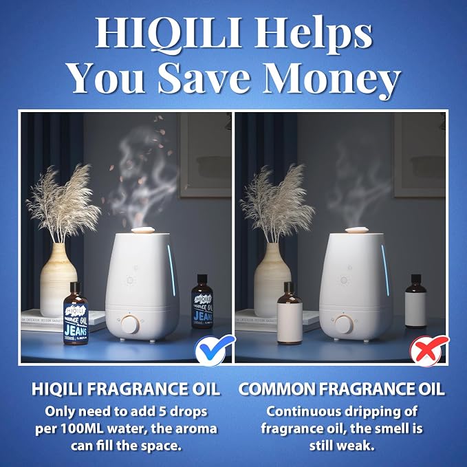 Jeans Fragrance Oil for Home Diffuser, Candles & Soap Making, DIY Perfume for Men, Clean & Comforting Scent - 3.38 Fl Oz
