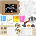 Jelly Candle Making Kit, DIY Jelly Wax Melts, Candle Making Kit for Adults, 1.5 lb Gel Wax for Candle Making, Candle Wick