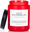 Juicy Watermelon Scented Candle, 19.4oz 110 Hours Clean made from natural materials Natural Soy Wax Long Lasting Candle