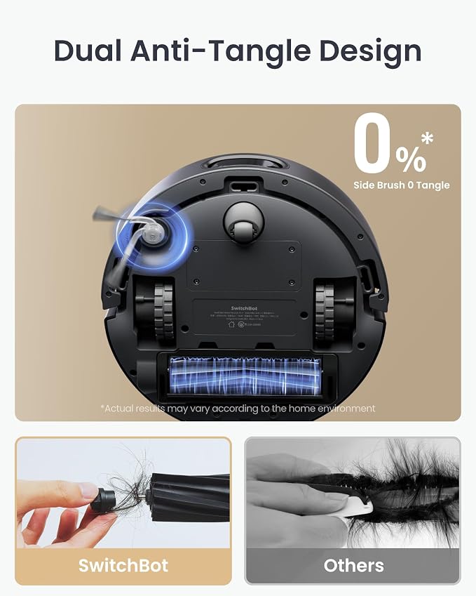 K11+ Robot Vacuum & Mop with Matter, 6000Pa Suction, 90-Day Hands-Free Self-Emptying, LDS Navigation, 3.6′′ Ultra, alternate