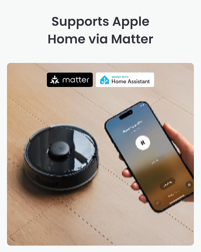 K11+ Robot Vacuum & Mop with Matter, 6000Pa Suction, 90-Day Hands-Free Self-Emptying, LDS Navigation, 3.6′′ Ultra, alternate