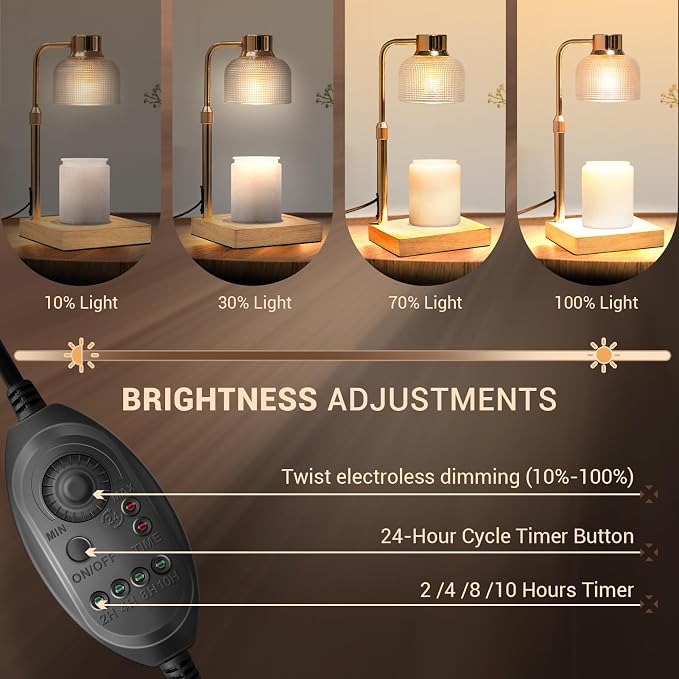 KLL Candle Warmer Lamp with Timer: Christmas Gifts for Women, Birthday Gifts for Women Mom Friend Sister, alternate product