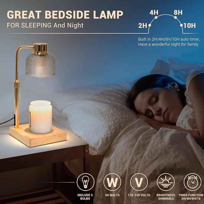 KLL Candle Warmer Lamp with Timer: Christmas Gifts for Women, Birthday Gifts for Women Mom Friend Sister, alternate product