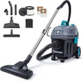 KW3050 Wet Dry Canister Vac 4 Gallon 5 Peak HP 2-Stage Motor Vacuum Cleaner with Washable HEPA Filter & Dust Bags for Hard