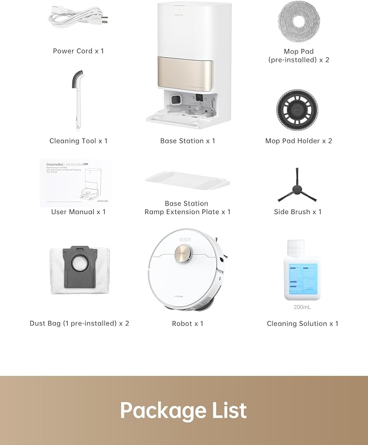 L10s Pro Ultra Heat Robot Vacuum and Mop Combo, Mop Extend, 7000Pa Suction, Auto Robot comfort and Maintenance, alternate