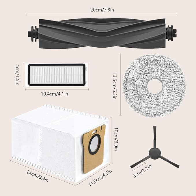 L20 Ultra/L20 Ultra Complete/L30 Ultra/L30 Ultra Complete Replacement Parts for Vacuum Cleaner, Accessory Kit: 2 Main
