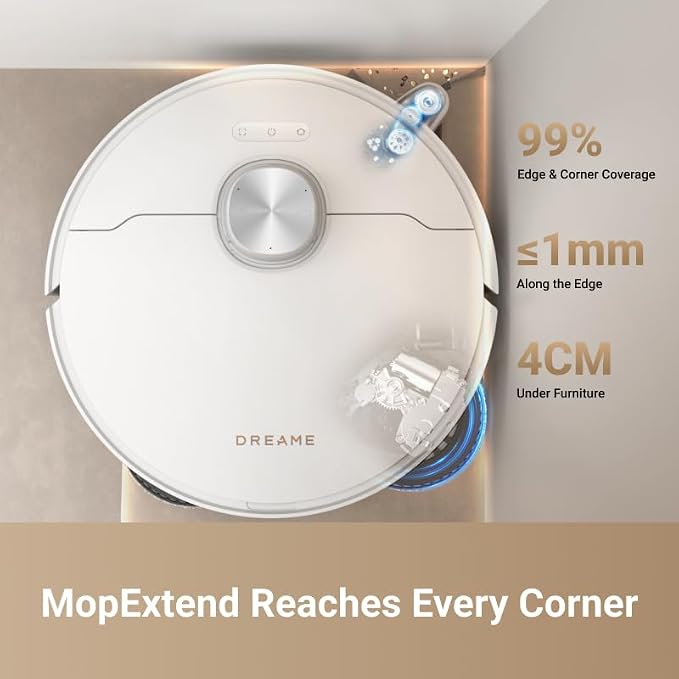 L40 Ultra Robot Vacuum Self Emptying, 11,000Pa Suction Robot Vacuum and Mop Combo with Auto Cleaning Dock, 149°F Mop Washing