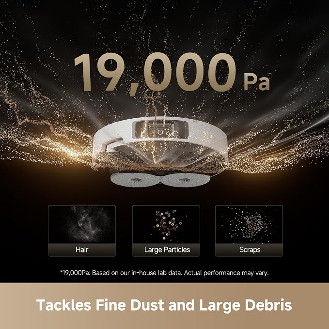 L40s Ultra Robot Vacuum and Mop, 19,000Pa Suction, Auto-Empty, Mop Self-Cleaning, 100% Detangling DuoBrush, alternate product