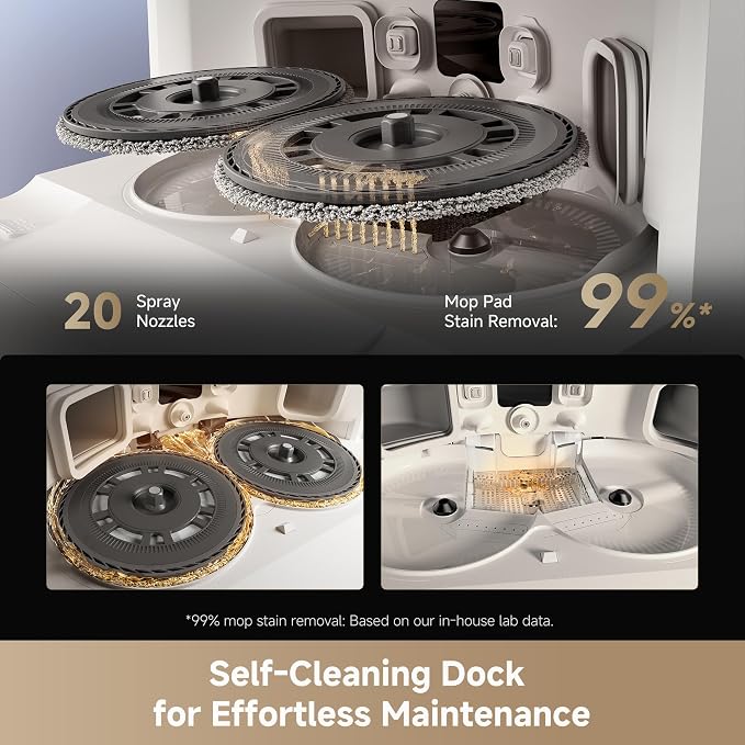 L40s Ultra Robot Vacuum and Mop, 19,000Pa Suction, Auto-Empty, Mop Self-Cleaning, 100% Detangling DuoBrush, alternate product