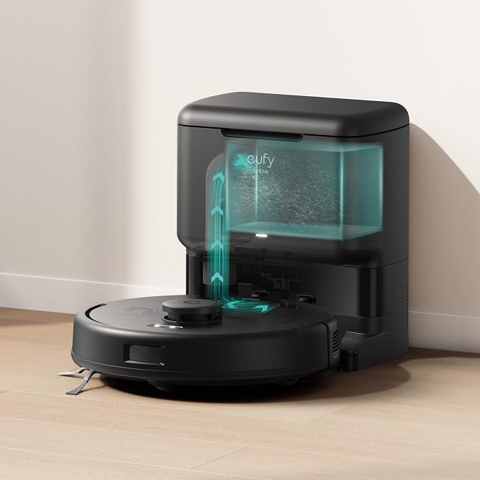 L50 SES Robot Vacuum with 60 Day Self-Empty Station, Multi-Floor Cleaning,Precise iPath Laser Navigation, Customizable Al