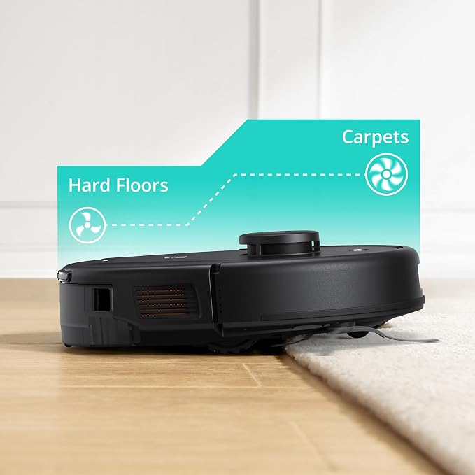 L50 SES Robot Vacuum with 60 Day Self-Empty Station, Multi-Floor Cleaning,Precise iPath Laser Navigation, Customizable Al
