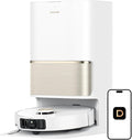 L50 Ultra Robot Vacuum and Mop White, 19,500Pa Suction, with Auto-Empty and Mop Self-Cleaning, Precise Obstacle Avoidance