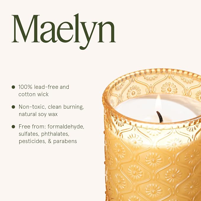 Pumpkin Chai Candle – Pumpkin, Spicy Chai & Vanilla Scent | 6 oz Natural Soy Wax | 40 Hours Clean Burn