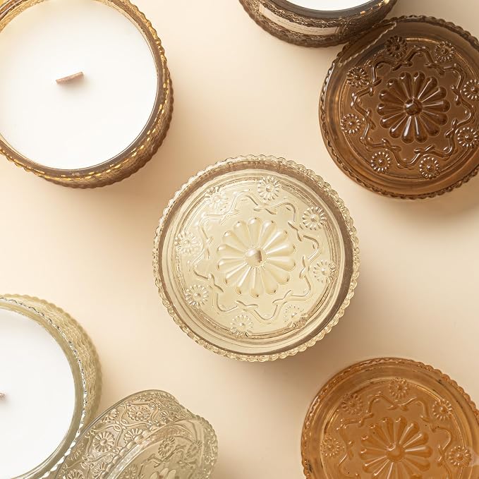 Vanilla Bomb Candle| Vanilla, Lemon Zest & Patchouli |19 oz Large Wooden Wick | Natural Soy Wax | 90 Hours