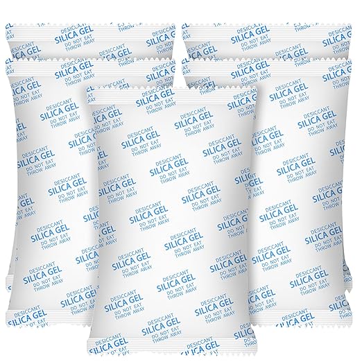 Large Desiccant Packs, 5 Packs 600 Gram Silica Gel Packets Reusable, Dehumidifier Packs for Car Desiccant, Large Moisture
