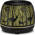 Large Essential Oil Aromatherapy Diffuser for Home Bedroom Metal Hollow Decorative Room Ultrasonic Air Scent Mist Aroma