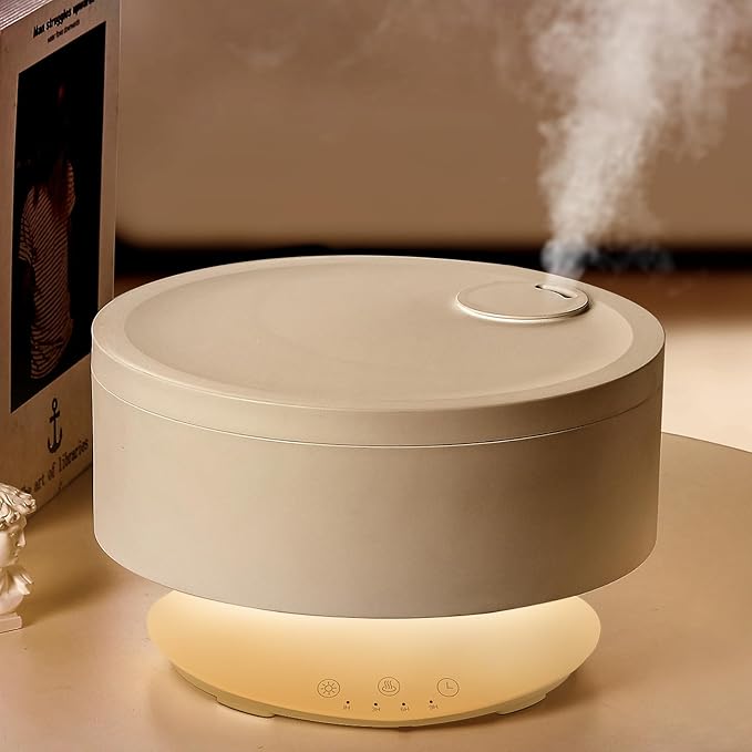 Large Humidifiers Easy to Clean,1.6L, Essential Oil Diffuser, Colorful Light,Ultrasonic Top Fill Cool Mist Humidifiers for