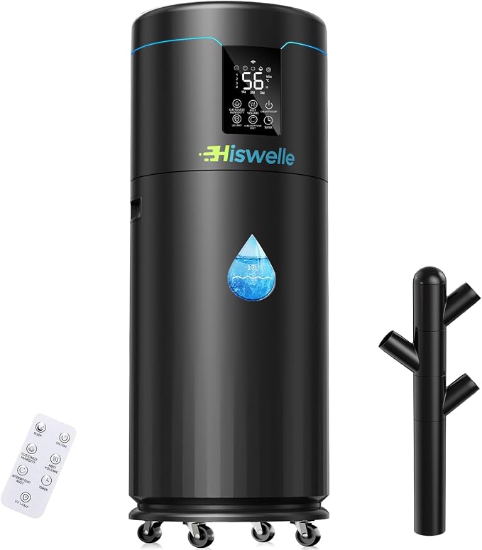 Large Humidifiers for Bedroom, 4.5 Gal Cool Mist Humidifier for Large Room Whole House with Remote Control, 800mL/h Output