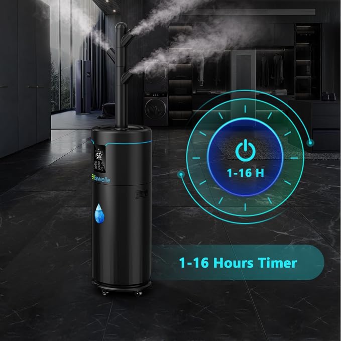 Large Humidifiers for Bedroom, 4.5 Gal Cool Mist Humidifier for Large Room Whole House with Remote Control, 800mL/h Output